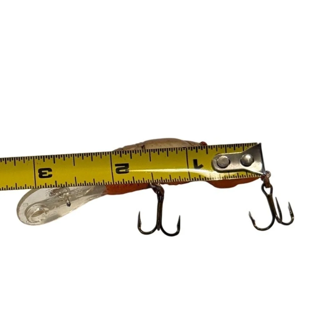 Rebel Wee-Crawfish Deep Diving Crankbait Orange Brown Fishing Lure 2 Inch